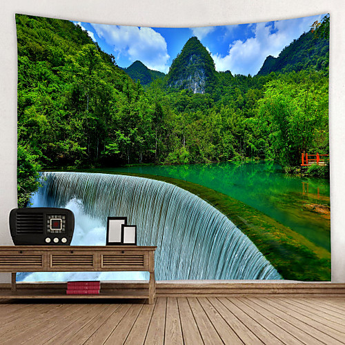 

Beautiful Scenery Digital Printed Tapestry Decor Wall Art Tablecloths Bedspread Picnic Blanket Beach Throw Tapestries Colorful Bedroom Hall Dorm Living Room Hanging