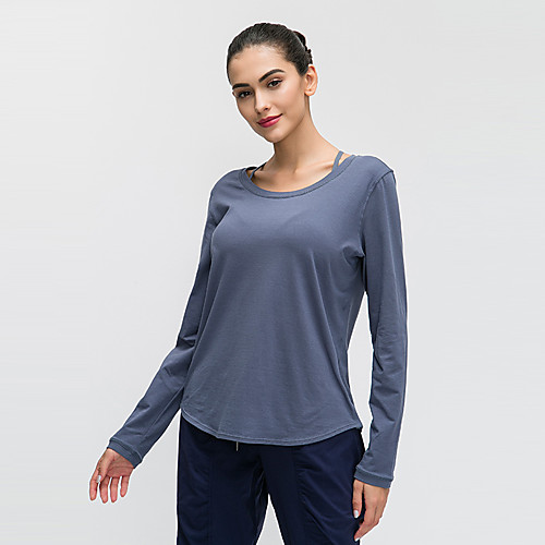 Women's Running Shirt Cut Out Fashion Black Purple Green Blue Nylon Yoga Running Fitness Top Long Sleeve Sport Activewear Breathable Comfort Quick Dry Stretchy
Women's Running Shirt Cut Out Fashion Black Purple Green Blue Nylon Yoga Running Fitness Top Long Sleeve Sport Activewear Breathable Comfort Quick Dry Stretchy