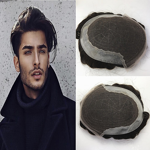 Men's Human Hair Toupees Wavy Glueless Lace Front Best Quality / New / Hot Sale / Natural Hairline
Men's Human Hair Toupees Wavy Glueless Lace Front Best Quality / New / Hot Sale / Natural Hairline