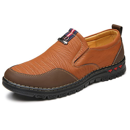 Men's Fall Casual / British Daily Outdoor Trainers / Athletic Shoes Hiking Shoes / Walking Shoes Cowhide Breathable Non-slipping Shock Absorbing Light Brown / Dark Brown 3D
Men's Fall Casual / British Daily Outdoor Trainers / Athletic Shoes Hiking Shoes / Walking Shoes Cowhide Breathable Non-slipping Shock Absorbing Light Brown / Dark Brown 3D