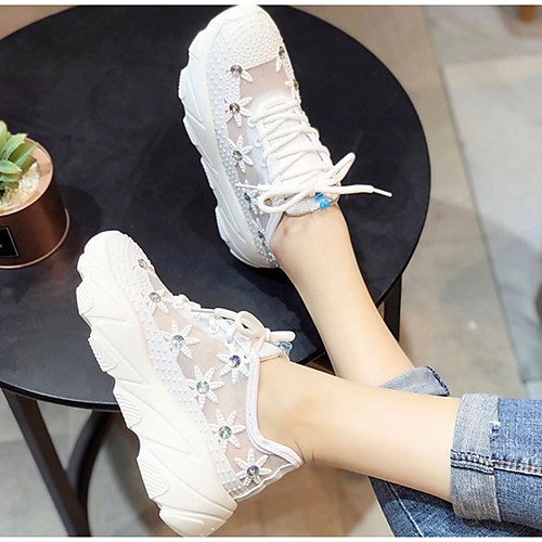 Women's Trainers / Athletic Shoes Spring & Summer Flat Heel Round Toe Daily Mesh White / Beige
Women's Trainers / Athletic Shoes Spring & Summer Flat Heel Round Toe Daily Mesh White / Beige