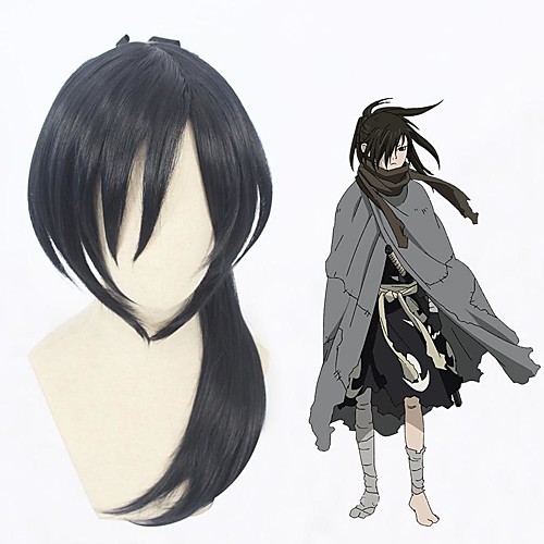 Cosplay Wig Dororo kinky Straight Asymmetrical Wig Long Black Synthetic Hair 20 inch Men's Anime Cosplay Exquisite Black
Cosplay Wig Dororo kinky Straight Asymmetrical Wig Long Black Synthetic Hair 20 inch Men's Anime Cosplay Exquisite Black