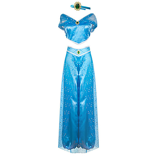 Princess Princess Jasmine Cosplay Costume Outfits Women's Movie Cosplay Cosplay Halloween Blue Top Pants Children's Day Masquerade Tulle Polyester
Princess Princess Jasmine Cosplay Costume Outfits Women's Movie Cosplay Cosplay Halloween Blue Top Pants Children's Day Masquerade Tulle Polyester