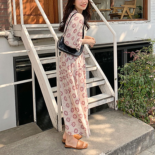 Women's Sheath Dress - Long Sleeve Print Summer Casual Elegant 2020 Blushing Pink One-Size
Women's Sheath Dress - Long Sleeve Print Summer Casual Elegant 2020 Blushing Pink One-Size