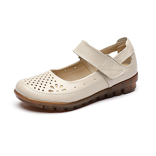 Women's Sandals 2020 Summer Wedge Heel Round Toe Vintage Chinoiserie Daily Outdoor Flower Leather / Nappa Leather Walking Shoes White / Black
Women's Sandals 2020 Summer Wedge Heel Round Toe Vintage Chinoiserie Daily Outdoor Flower Leather / Nappa Leather Walking Shoes White / Black
