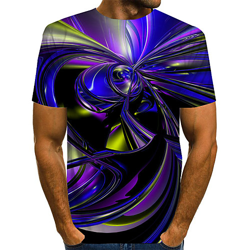 Men's Graphic 3D Print Blue Print T-shirt Basic Exaggerated Daily Blue / Purple / Red / Yellow / Green
Men's Graphic 3D Print Blue Print T-shirt Basic Exaggerated Daily Blue / Purple / Red / Yellow / Green