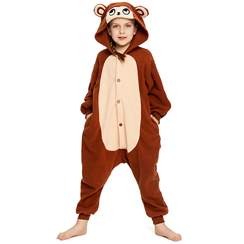 Kid's Kigurumi Pajamas Monkey Animal Onesie Pajamas Polar Fleece Brown Cosplay For Boys and Girls Animal Sleepwear Cartoon Festival / Holiday Costumes / Leotard / Onesie / Leotard / Onesie
Kid's Kigurumi Pajamas Monkey Animal Onesie Pajamas Polar Fleece Brown Cosplay For Boys and Girls Animal Sleepwear Cartoon Festival / Holiday Costumes / Leotard / Onesie / Leotard / Onesie