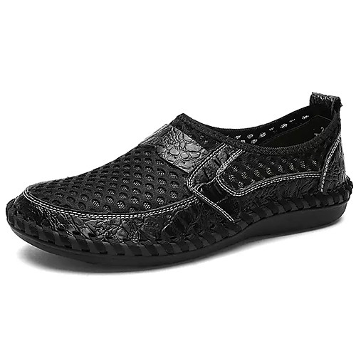 Men's Summer Casual Daily Loafers & Slip-Ons Mesh / PU Non-slipping Black / Green / Blue
Men's Summer Casual Daily Loafers & Slip-Ons Mesh / PU Non-slipping Black / Green / Blue