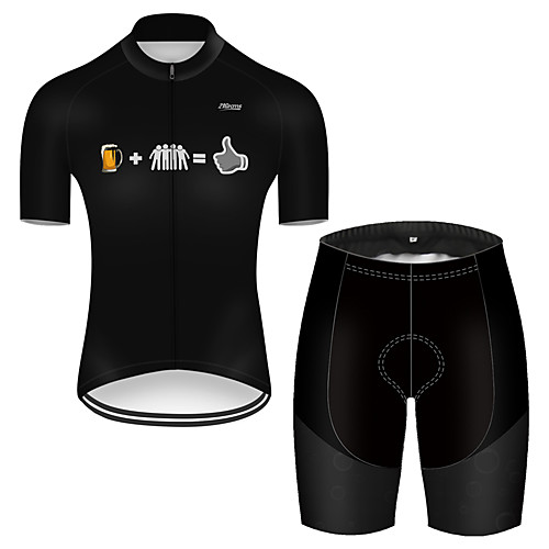 21Grams Men's Short Sleeve Cycling Jersey with Shorts Polyester Black / White Funny Oktoberfest Beer Bike Clothing Suit Breathable 3D Pad Quick Dry Ultraviolet Resistant Reflective Strips Sports
21Grams Men's Short Sleeve Cycling Jersey with Shorts Polyester Black / White Funny Oktoberfest Beer Bike Clothing Suit Breathable 3D Pad Quick Dry Ultraviolet Resistant Reflective Strips Sports