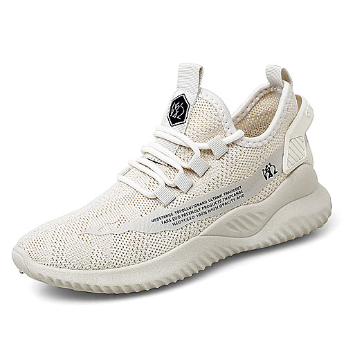 Men's Fall / Spring & Summer Sporty / Casual Daily Outdoor Trainers / Athletic Shoes Running Shoes / Walking Shoes Tissage Volant Breathable Non-slipping Shock Absorbing White / Black / Beige
Men's Fall / Spring & Summer Sporty / Casual Daily Outdoor Trainers / Athletic Shoes Running Shoes / Walking Shoes Tissage Volant Breathable Non-slipping Shock Absorbing White / Black / Beige