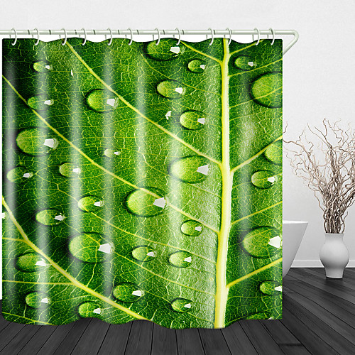 Leaf Brops Digital Print Waterproof Fabric Shower Curtain for Bathroom Home Decor Covered Bathtub Curtains Liner Includes with Hooks
Leaf Brops Digital Print Waterproof Fabric Shower Curtain for Bathroom Home Decor Covered Bathtub Curtains Liner Includes with Hooks