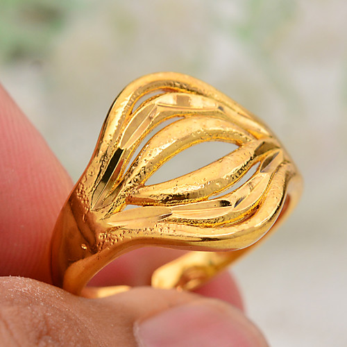 Women's Ring Open Cuff Ring Adjustable Ring 1pc Gold Gold Plated Irregular Statement Stylish Luxury Wedding Party Evening Jewelry
Women's Ring Open Cuff Ring Adjustable Ring 1pc Gold Gold Plated Irregular Statement Stylish Luxury Wedding Party Evening Jewelry