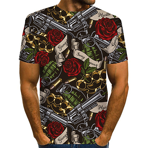 Men's Floral Graphic Blue Print T-shirt Basic Exaggerated Daily Blue / Purple / Red / Yellow / Green
Men's Floral Graphic Blue Print T-shirt Basic Exaggerated Daily Blue / Purple / Red / Yellow / Green