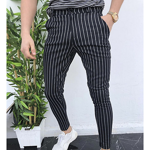 Men's Basic Loose Chinos Pants - Striped White Black Gray US36 / UK36 / EU44 / US38 / UK38 / EU46 / US40 / UK40 / EU48
Men's Basic Loose Chinos Pants - Striped White Black Gray US36 / UK36 / EU44 / US38 / UK38 / EU46 / US40 / UK40 / EU48