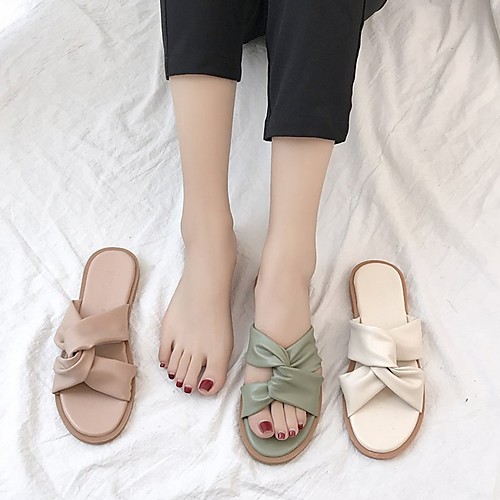 Women's Slippers & Flip-Flops Summer Flat Heel Open Toe Daily Canvas Black / Pink / Green
Women's Slippers & Flip-Flops Summer Flat Heel Open Toe Daily Canvas Black / Pink / Green