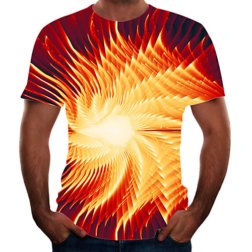 Men's Plus Size Color Block 3D T-shirt Basic Going out Weekend Round Neck Rainbow / Short Sleeve / Animal
Men's Plus Size Color Block 3D T-shirt Basic Going out Weekend Round Neck Rainbow / Short Sleeve / Animal