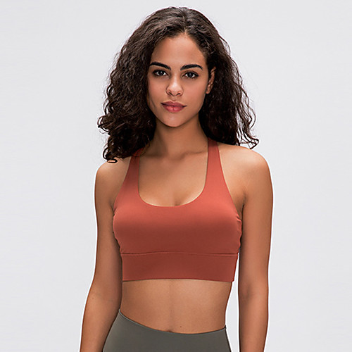 Women's Sports Bra Medium Support Cross Back Removable Pad Solid Color White Black Purple Red Dark Green Yoga Running Fitness Bra Top Sport Activewear Breathable Comfort Quick Dry Freedom Stretchy
Women's Sports Bra Medium Support Cross Back Removable Pad Solid Color White Black Purple Red Dark Green Yoga Running Fitness Bra Top Sport Activewear Breathable Comfort Quick Dry Freedom Stretchy