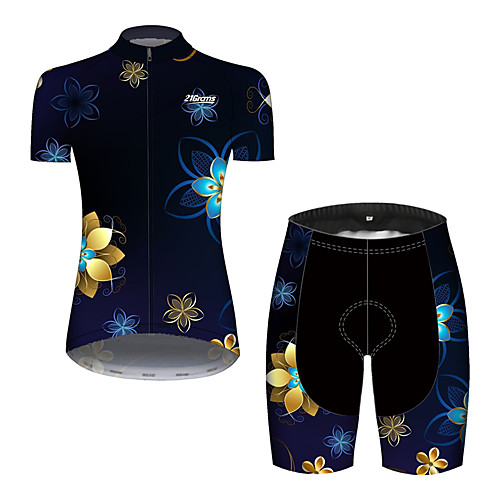 Women's Short Sleeve Cycling Jersey with Shorts Black / Yellow Bike Breathable Quick Dry Sports Patterned Mountain Bike MTB Road Bike Cycling Clothing Apparel / Micro-elastic
Women's Short Sleeve Cycling Jersey with Shorts Black / Yellow Bike Breathable Quick Dry Sports Patterned Mountain Bike MTB Road Bike Cycling Clothing Apparel / Micro-elastic