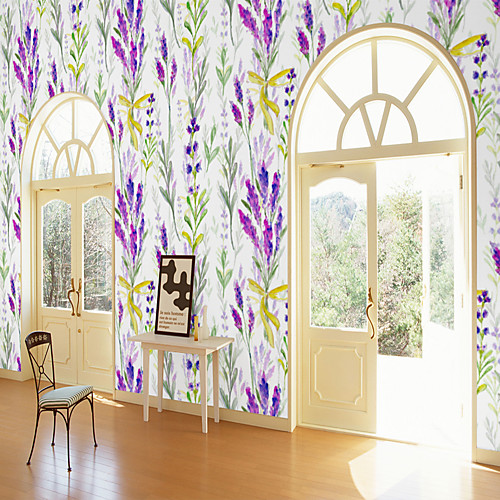 Custom Self-Adhesive Mural Wallpaper Lavender Pattern Is Suitable For Bedroom Living Room Coffee Shop Restaurant And Hotel Wall Decoration Art Room Wallcovering Art Deco
Custom Self-Adhesive Mural Wallpaper Lavender Pattern Is Suitable For Bedroom Living Room Coffee Shop Restaurant And Hotel Wall Decoration Art Room Wallcovering Art Deco