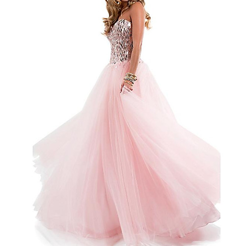 A-Line Sparkle Pink Engagement Formal Evening Dress Strapless Sleeveless Floor Length Chiffon with Pleats Sequin 2020
A-Line Sparkle Pink Engagement Formal Evening Dress Strapless Sleeveless Floor Length Chiffon with Pleats Sequin 2020