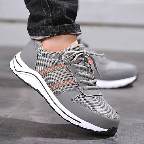Men's Summer Outdoor Trainers / Athletic Shoes Running Shoes Mesh Non-slipping Gray
Men's Summer Outdoor Trainers / Athletic Shoes Running Shoes Mesh Non-slipping Gray