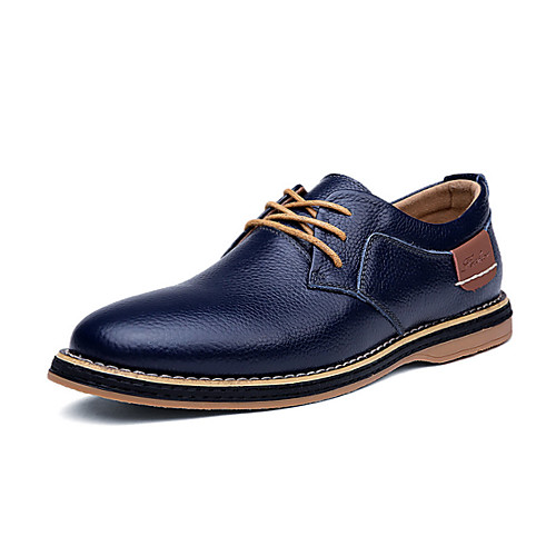 Men's Fall / Spring & Summer Daily Outdoor Oxfords Walking Shoes Faux Leather Breathable Wear Proof Black / Blue / Brown
Men's Fall / Spring & Summer Daily Outdoor Oxfords Walking Shoes Faux Leather Breathable Wear Proof Black / Blue / Brown