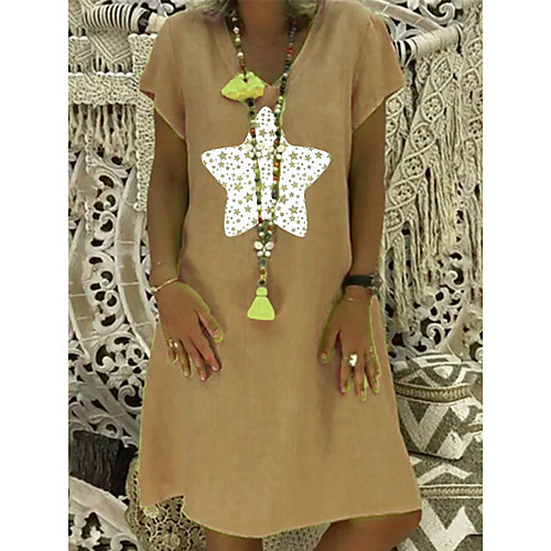 Women's Shift Dress - Short Sleeves Floral Summer Elegant 2020 Yellow Khaki Gray S M L XL XXL XXXL XXXXL XXXXXL
Women's Shift Dress - Short Sleeves Floral Summer Elegant 2020 Yellow Khaki Gray S M L XL XXL XXXL XXXXL XXXXXL