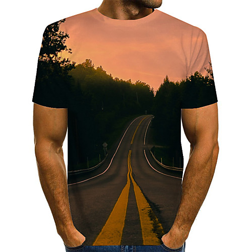 Men's 3D T-shirt Basic Exaggerated Daily Round Neck Blue / Purple / Red / Yellow / Green / Short Sleeve
Men's 3D T-shirt Basic Exaggerated Daily Round Neck Blue / Purple / Red / Yellow / Green / Short Sleeve