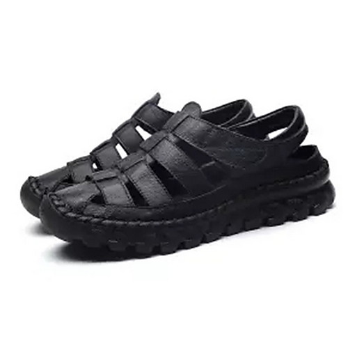 Women's Sandals Flat Sandals Leather Sandals Spring & Summer Flat Heel Round Toe Daily PU Black / Brown / Beige
Women's Sandals Flat Sandals Leather Sandals Spring & Summer Flat Heel Round Toe Daily PU Black / Brown / Beige