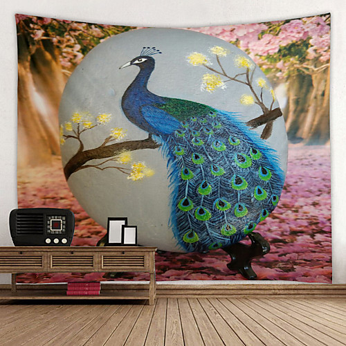 Painting Peacock Digital Printed Tapestry Decor Wall Art Tablecloths Bedspread Picnic Blanket Beach Throw Tapestries Colorful Bedroom Hall Dorm Living Room Hanging
Painting Peacock Digital Printed Tapestry Decor Wall Art Tablecloths Bedspread Picnic Blanket Beach Throw Tapestries Colorful Bedroom Hall Dorm Living Room Hanging