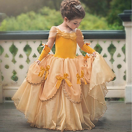 Princess Belle Vintage Dress Gloves Party Costume Flower Girl Dress Girls' Kid's Costume Sky Blue / Yellow / Lavender Vintage Cosplay Sleeveless
Princess Belle Vintage Dress Gloves Party Costume Flower Girl Dress Girls' Kid's Costume Sky Blue / Yellow / Lavender Vintage Cosplay Sleeveless