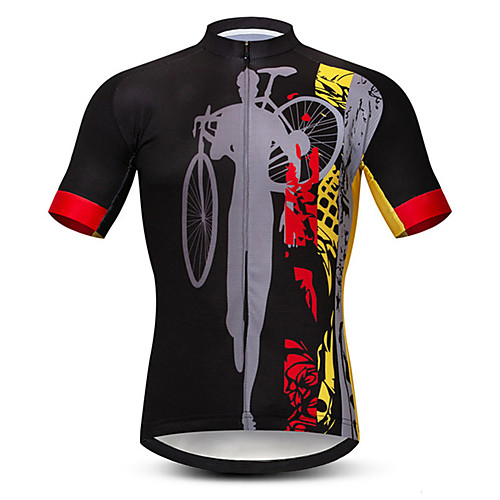 21Grams Men's Short Sleeve Cycling Jersey Black / Red Gradient Solid Color Bike Jersey Top Mountain Bike MTB Road Bike Cycling UV Resistant Breathable Quick Dry Sports Clothing Apparel / Stretchy
21Grams Men's Short Sleeve Cycling Jersey Black / Red Gradient Solid Color Bike Jersey Top Mountain Bike MTB Road Bike Cycling UV Resistant Breathable Quick Dry Sports Clothing Apparel / Stretchy