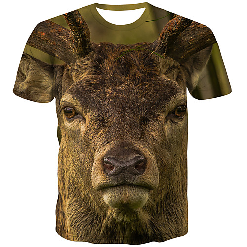 Men's Plus Size 3D Print T-shirt Street chic Daily Round Neck Rainbow / Short Sleeve
Men's Plus Size 3D Print T-shirt Street chic Daily Round Neck Rainbow / Short Sleeve