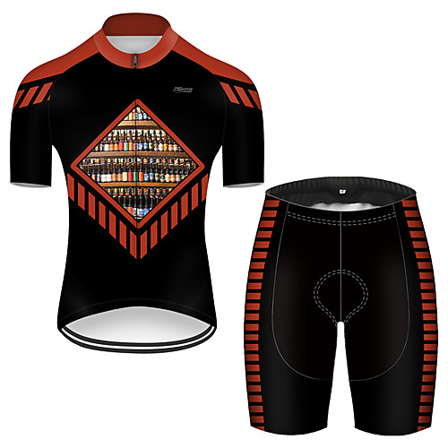 21Grams Men's Short Sleeve Cycling Jersey with Shorts Nylon Black / Red Funny Oktoberfest Beer Bike Quick Dry Breathable Sports Funny Mountain Bike MTB Road Bike Cycling Clothing Apparel / Stretchy
21Grams Men's Short Sleeve Cycling Jersey with Shorts Nylon Black / Red Funny Oktoberfest Beer Bike Quick Dry Breathable Sports Funny Mountain Bike MTB Road Bike Cycling Clothing Apparel / Stretchy