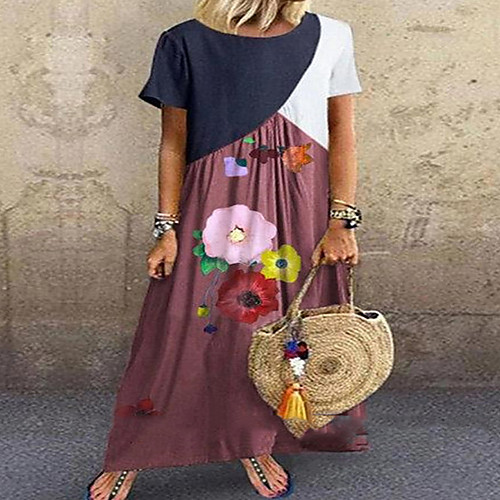Women's A-Line Dress Dress - Short Sleeves Floral Summer Street chic 2020 Brown S M L XL XXL XXXL
Women's A-Line Dress Dress - Short Sleeves Floral Summer Street chic 2020 Brown S M L XL XXL XXXL