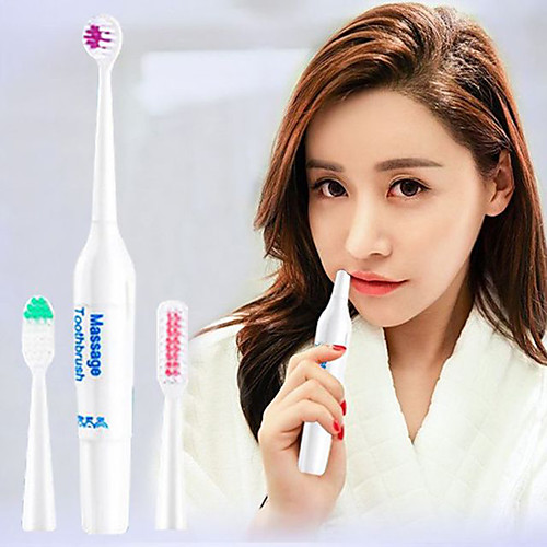 Rotary Electric Toothbrush Adult Teeth Whitening Tool 3 Brush Heads Waterproof Portable Oral Cleaning Appliance Need Battery
Rotary Electric Toothbrush Adult Teeth Whitening Tool 3 Brush Heads Waterproof Portable Oral Cleaning Appliance Need Battery