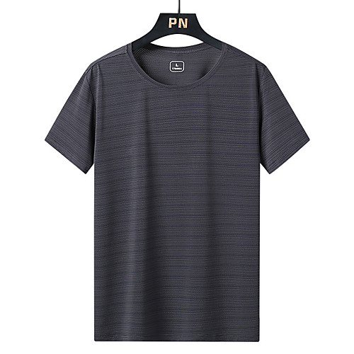 Men's Plus Size Striped Color Block Slim T-shirt Basic Sports Gym Round Neck Wine / Black / Navy Blue / Gray / Short Sleeve
Men's Plus Size Striped Color Block Slim T-shirt Basic Sports Gym Round Neck Wine / Black / Navy Blue / Gray / Short Sleeve