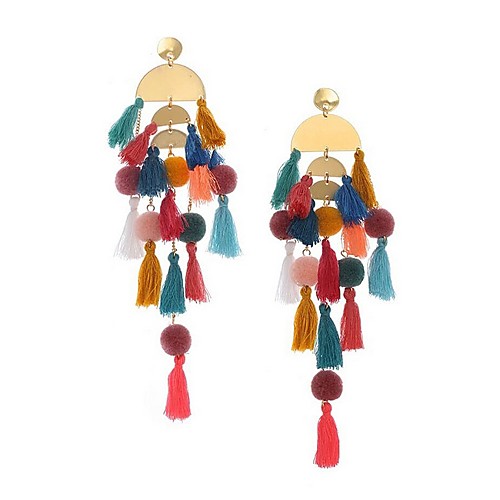 Women's Hoop Earrings Long Precious Earrings Jewelry White / Pink / Blue For Party
Women's Hoop Earrings Long Precious Earrings Jewelry White / Pink / Blue For Party