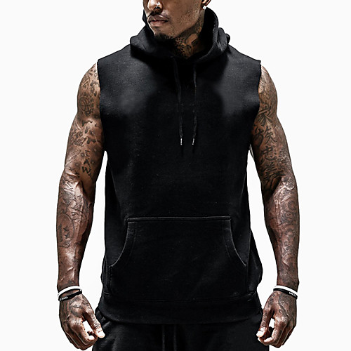 Men's Solid Colored Print Slim T-shirt - Cotton Basic Street chic Sports Gym Hooded White / Black / Gray / Sleeveless
Men's Solid Colored Print Slim T-shirt - Cotton Basic Street chic Sports Gym Hooded White / Black / Gray / Sleeveless