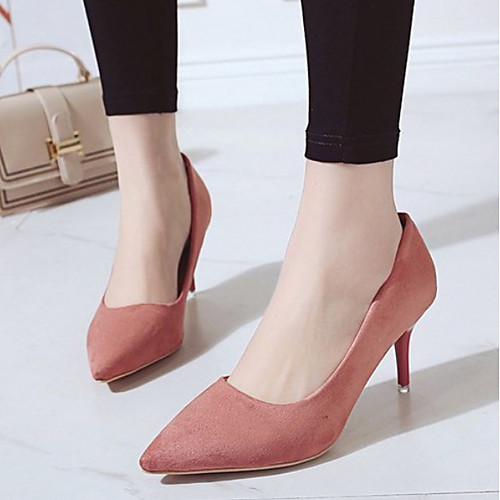 Women's Heels Spring / Summer Pumps Pointed Toe Daily Suede Black / Yellow / Red
Women's Heels Spring / Summer Pumps Pointed Toe Daily Suede Black / Yellow / Red