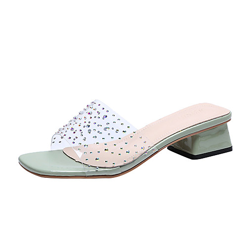 Women's Sandals 2020 Summer Block Heel Open Toe Sexy Home Rhinestone Solid Colored Faux Leather Yellow / Light Green / Beige
Women's Sandals 2020 Summer Block Heel Open Toe Sexy Home Rhinestone Solid Colored Faux Leather Yellow / Light Green / Beige
