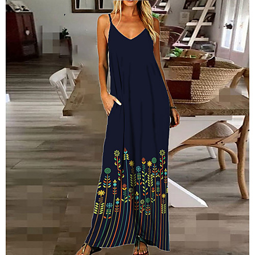 Women's Shift Dress - Sleeveless Print Summer Elegant Daily 2020 Navy Blue M L XL XXL XXXL
Women's Shift Dress - Sleeveless Print Summer Elegant Daily 2020 Navy Blue M L XL XXL XXXL