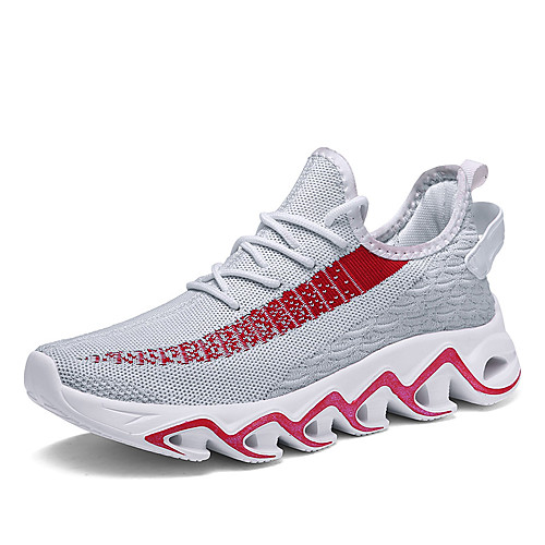 Men's Spring & Summer Sporty Athletic Trainers / Athletic Shoes Running Shoes Elastic Fabric / Tissage Volant Non-slipping Black / Red / Black / Blue / Gray Color Block
Men's Spring & Summer Sporty Athletic Trainers / Athletic Shoes Running Shoes Elastic Fabric / Tissage Volant Non-slipping Black / Red / Black / Blue / Gray Color Block
