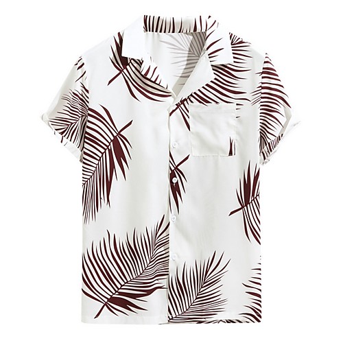 Men's Floral Shirt Daily Button Down Collar Wine / Blue / Yellow / Short Sleeve
Men's Floral Shirt Daily Button Down Collar Wine / Blue / Yellow / Short Sleeve