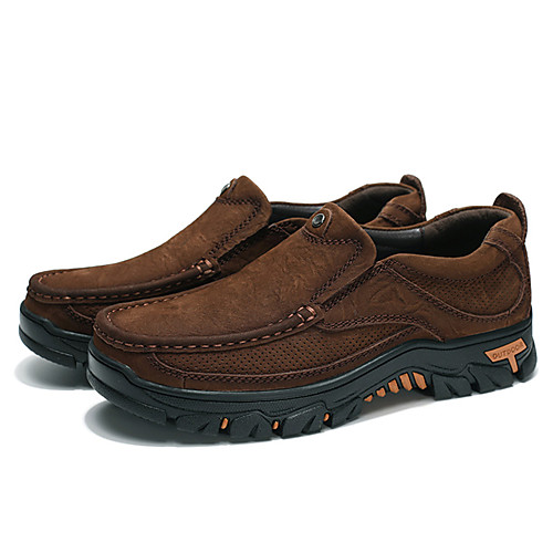 Men's Spring & Summer Casual Daily Loafers & Slip-Ons Cowhide / PU Non-slipping Light Brown / Dark Brown / Black
Men's Spring & Summer Casual Daily Loafers & Slip-Ons Cowhide / PU Non-slipping Light Brown / Dark Brown / Black