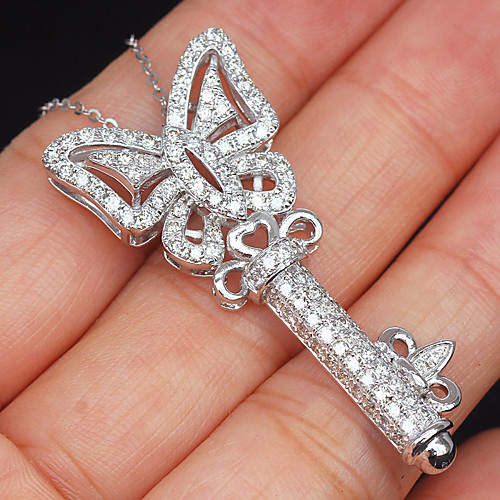 Women's White AAA Cubic Zirconia Pendant Necklace Classic Statement Silver White 30-45 cm Necklace Jewelry 1pc For Festival
Women's White AAA Cubic Zirconia Pendant Necklace Classic Statement Silver White 30-45 cm Necklace Jewelry 1pc For Festival