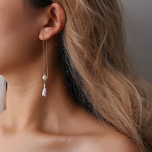 Women's Earrings Holiday Wedding Birthday Romantic Earrings Jewelry White / Black / Gray For Date Street Festival 1 Pair
Women's Earrings Holiday Wedding Birthday Romantic Earrings Jewelry White / Black / Gray For Date Street Festival 1 Pair