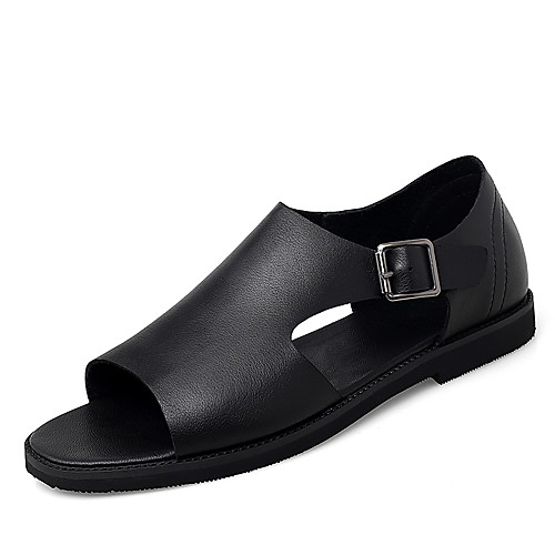 Men's Sandals Casual Beach Daily Outdoor Nappa Leather Breathable Non-slipping Wear Proof Black Spring Summer
Men's Sandals Casual Beach Daily Outdoor Nappa Leather Breathable Non-slipping Wear Proof Black Spring Summer