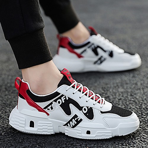 Men's Spring & Summer Classic Daily Trainers / Athletic Shoes Running Shoes Mesh White / Red / Beige
Men's Spring & Summer Classic Daily Trainers / Athletic Shoes Running Shoes Mesh White / Red / Beige