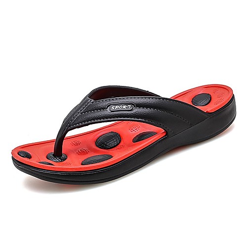 Men's Summer Casual Daily Slippers & Flip-Flops EVA(ethylene-vinyl acetate copolymer) Breathable Massage Red / Green / Blue
Men's Summer Casual Daily Slippers & Flip-Flops EVA(ethylene-vinyl acetate copolymer) Breathable Massage Red / Green / Blue